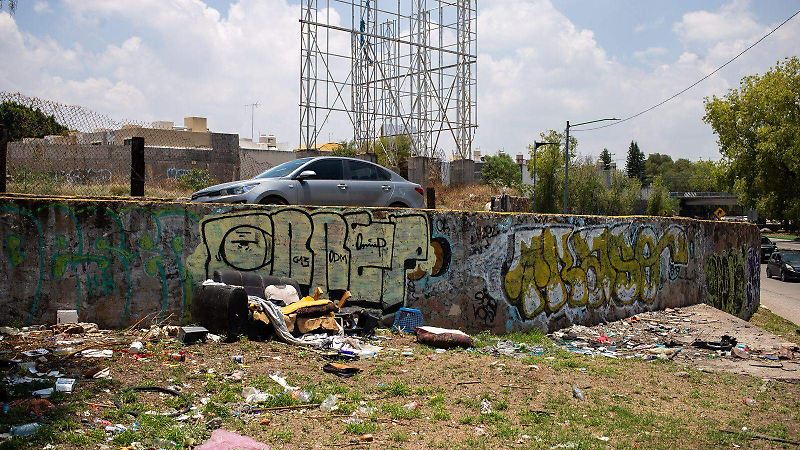 refugios improvisados en el Río Santiago